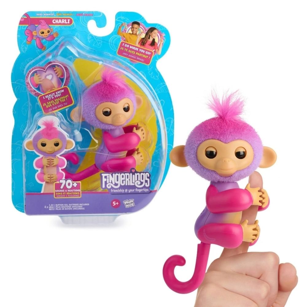 🥝♡Fingerlings Interactive Baby Monkey Charli